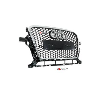 RSQ-Style Kühlergrill vorne (2012-2017, schwarz mit Chrom) Audi Q5 2008-2017 Foto 3