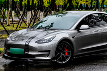 Tesla Model 3 2017- Frontspoiler-Lippe Lip Turbo (für 2017–2023) Foto 3