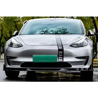 Frontspoiler-Lippe Lip Turbo (für 2017–2023) Tesla Model 3 2017- Foto 1