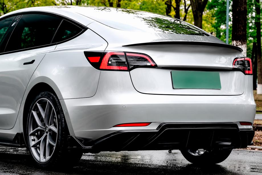 Tesla Model 3 2017- Heckstoßstangen-Diffusor Turbo (für 2017-2023) Image
