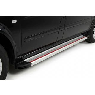 Seitenschweller Maya Rot-Grau (2 Stk., Aluminium) Mercedes Viano 2004-2014