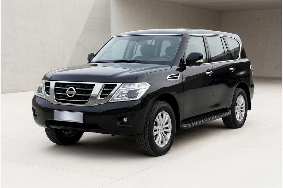 Nissan Armada 2016-2024 Seitenschweller Tayga Black (2 Stk., Aluminium) Foto 1