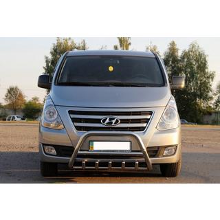 Frontbügel WT003-2 (Edelstahl) Hyundai H300, H1, Starex 2008-2020 Foto 4