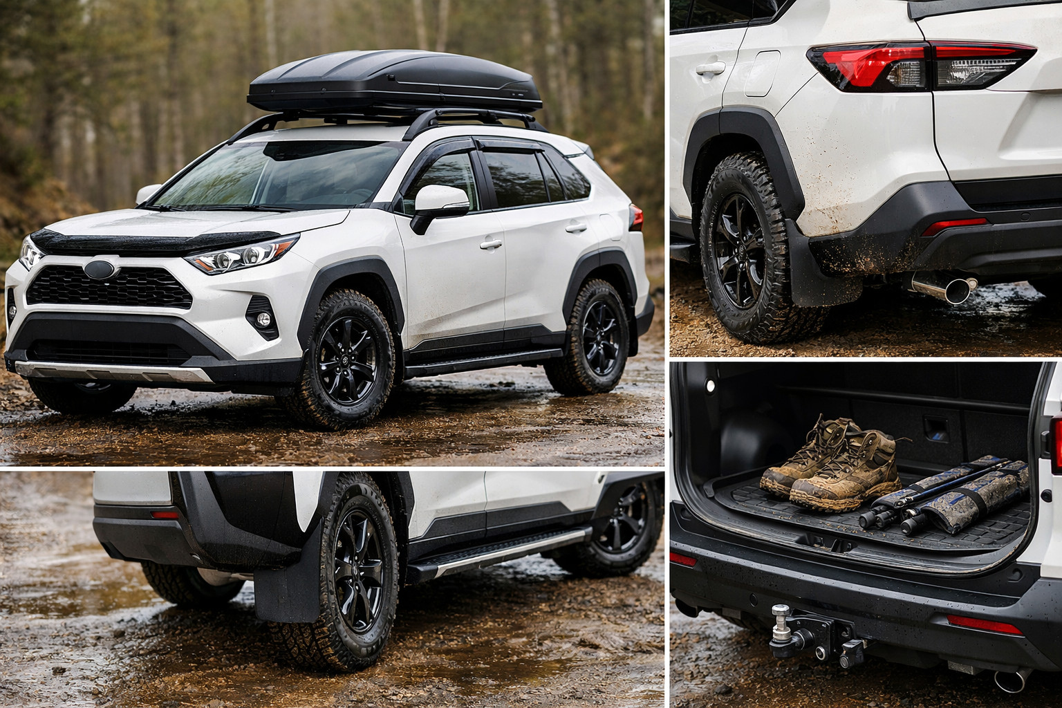 Praktisches Upgrade für Toyota RAV4 2019+ bei Regen, Schlamm und Autobahn