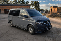 Volkswagen T5 Transporter 2003-2010 Seitliche Trittbretter Premium Black (2 Stk., Edelstahl) Foto 3