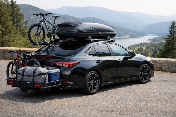Was sich für Gepäck und Reisen an der Toyota Camry 2024 lohnt Foto 1