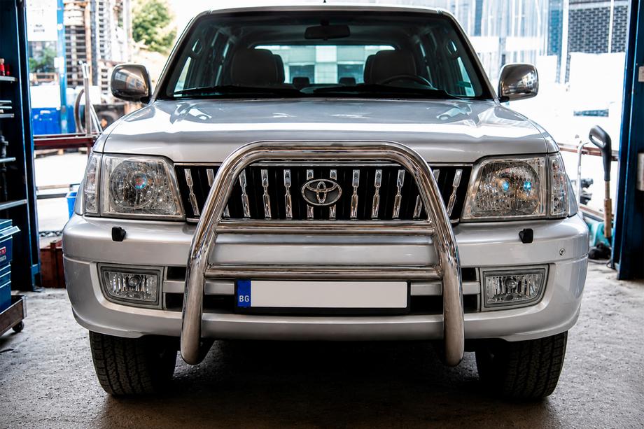 Toyota Land Cruiser 90 Prado 1996-2002 Frontbügel QT008 (Edelstahl) Image
