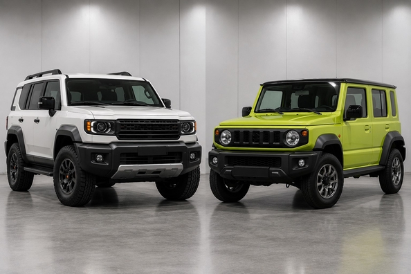 Toyota Land Cruiser FJ 2026 vs Suzuki Jimny 5-Door: Welcher ist besser?