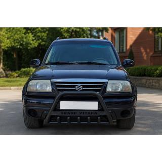 Frontschutzbügel (Bullbar) WT004 (Edelstahl) Black Suzuki Vitara 1998-2006