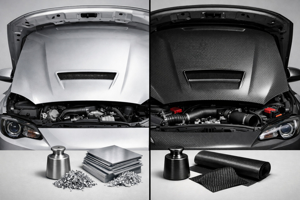 Alu- oder Carbon-Motorhaube: Was lohnt sich für Austausch und Tuning? Foto 1