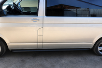 Volkswagen T5 Caravelle 2004-2010 Seitliche Trittbretter Premium Black (2 Stk., Edelstahl) 60 mm, langer Radstand Foto 3