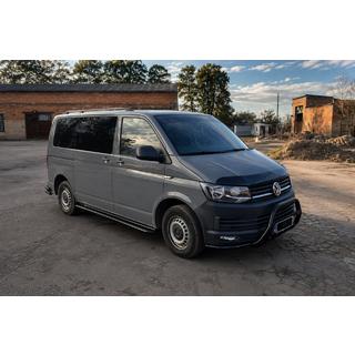 Seitliche Trittbretter Premium Black (2 Stk., Edelstahl) Volkswagen T5 Caravelle 2004-2010 Foto 2