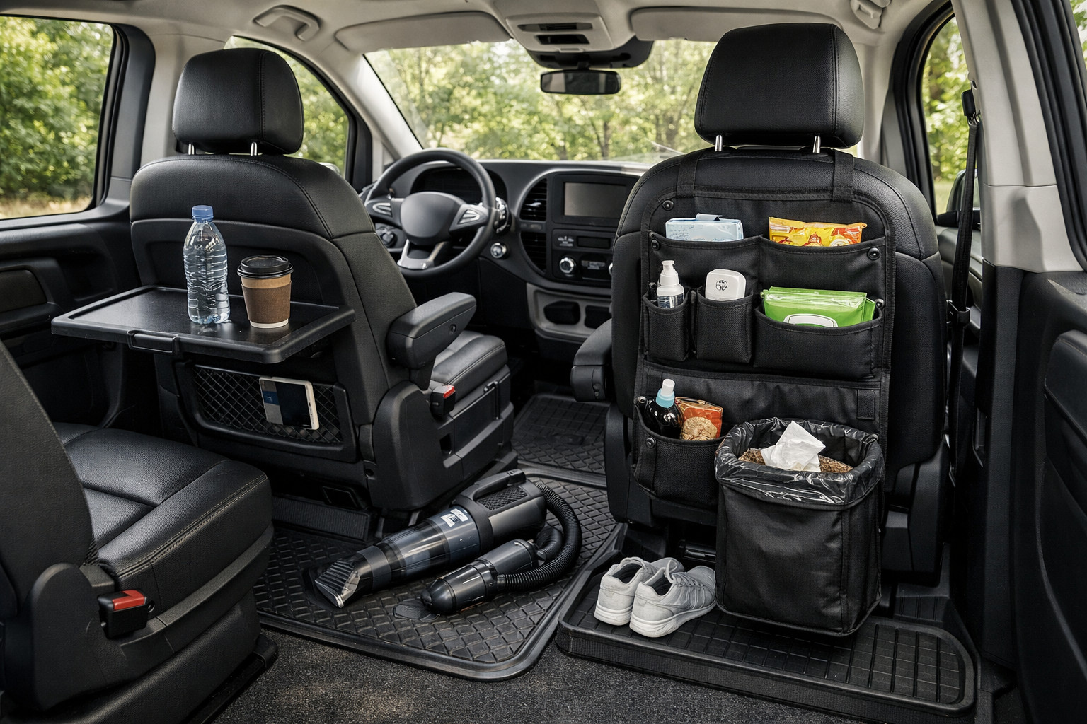 Basis-Upgrade für Mercedes Vito/V-Class W447: sauberer Innenraum im Passagierbetrieb