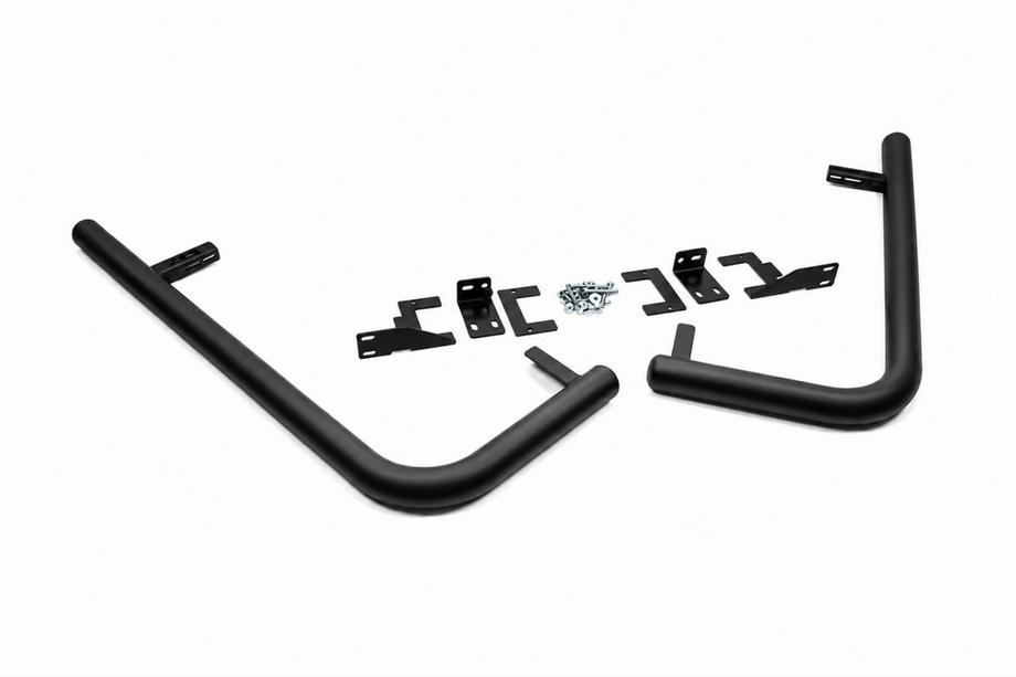 Volkswagen LT 1995-2006 AK-SO Black Heck-Ecken (Edelstahl) Mittlerer Radstand Foto 4