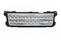 Range Rover III L322 2002-2012 Silberner Kühlergrill (Facelift 2010→2013) Foto 1