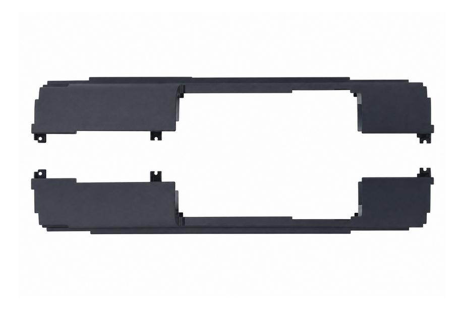 Land Rover Defender 2019- Abdeckung Abschleppöse hinten (Heckstoßstange) mit Öffnung für elektrische Anhängerkupplung, Schwarz glänzend Image