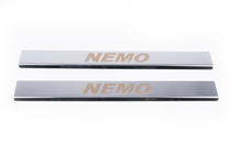 Citroen Nemo 2007-2017 Einstiegsleisten Abdeckungen Carmos V1 (2 Stk, Edelstahl) Foto 2