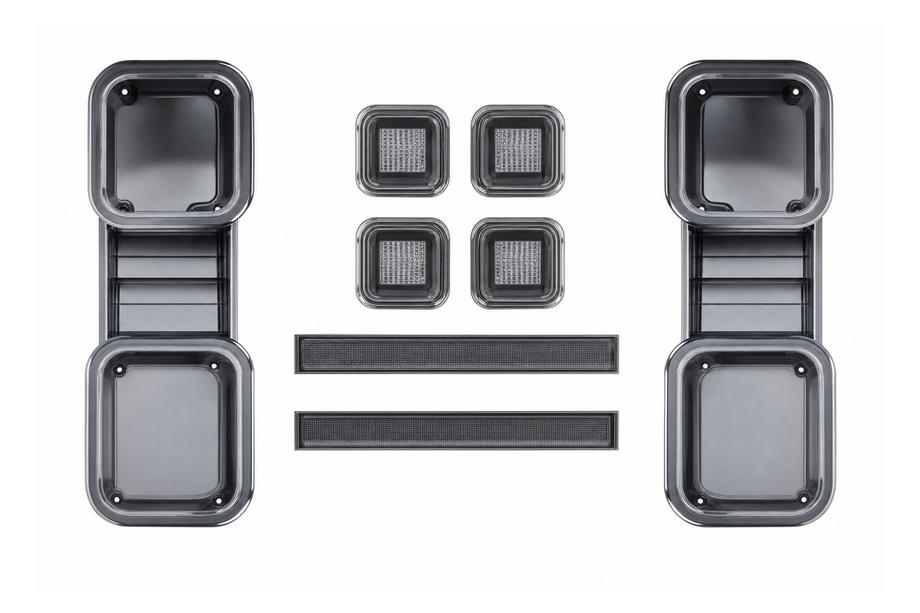 Land Rover Defender 2019- Getönte Rückleuchtengehäuse (Set 6 Stk.) Image