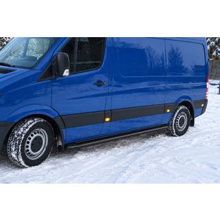 Seitliche Trittbretter Premium Black (2 Stk., Edelstahl) Foto 1