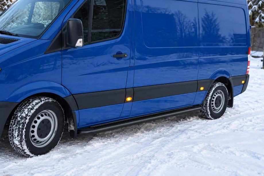 Volkswagen Crafter 2006-2016 Seitliche Trittbretter Premium Black (2 Stk., Edelstahl) Image