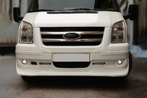 Ford Transit 2000–2014 Chrom Kühlergrill Blenden (2 Stk, Edelstahl) OmsaLine - Italienischer Edelstahl Foto 3