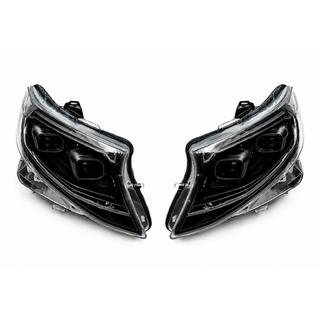 Frontscheinwerfer 2025 Design LED Black (für Vito, 2 Stk.)