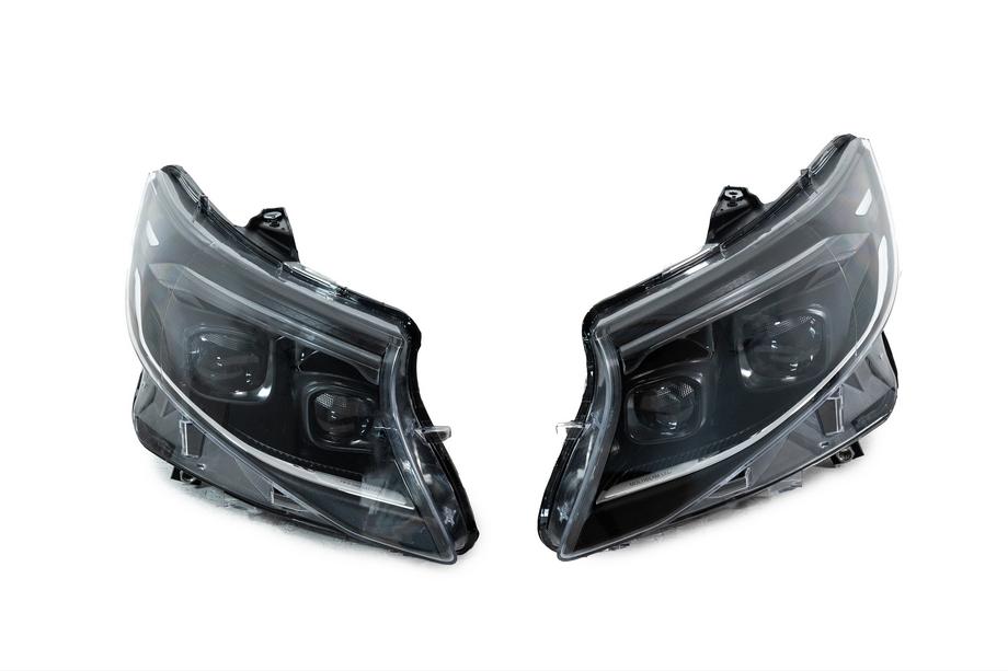 Mercedes Vito/V-class W447 2014- Frontscheinwerfer 2025 Design LED Black (für Vito, 2 Stk.) Image