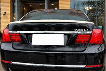 BMW 7 Series F01/F02 2008-2015 DPT Heckspoiler (Schwarz Glanz) Foto 1