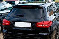 Mercedes C-class W205 2014-2021 DPT Heckspoiler (SW, Schwarz Glanz) Foto 1