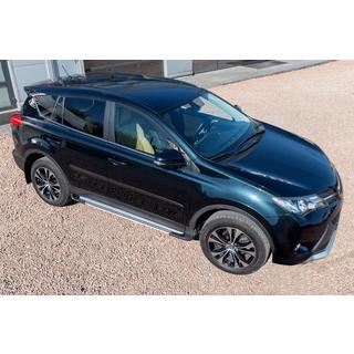 Seitenschweller OEM V4 Silver (2016-2018, 2 Stk., Aluminium) Toyota Rav 4 2013-2018 Foto 2