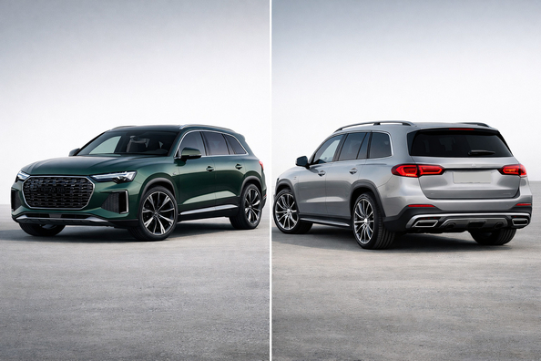 Audi Q9 2027 vs Mercedes-Benz GLS 2027: Preis, Motoren, Daten und was ist besser Foto 1