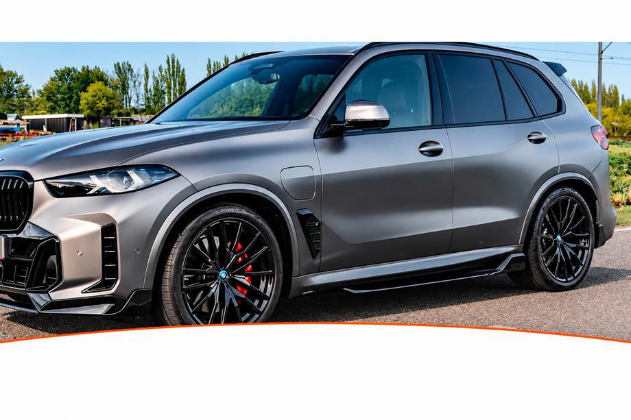 BMW X5 G05 2019–2026 Seitenschweller-Aufsätze DPT (2023+, Schwarz glänzend) Foto 1