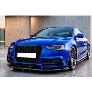 Frontlippe für Stoßstange Lip DPT V3 (2011-2015, Schwarz glänzend) Audi A5 2007-2015 Foto 1