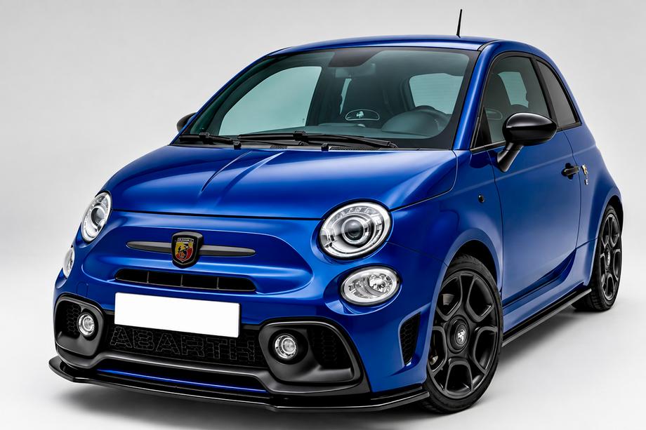 Fiat 500/500L 2013-2022 Frontlippe DPT (für Abarth, Schwarz Hochglanz) Image