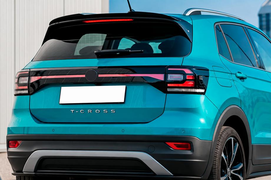 Volkswagen T-Cross 2019- DPT Heckspoiler (Schwarz Glanz) Image