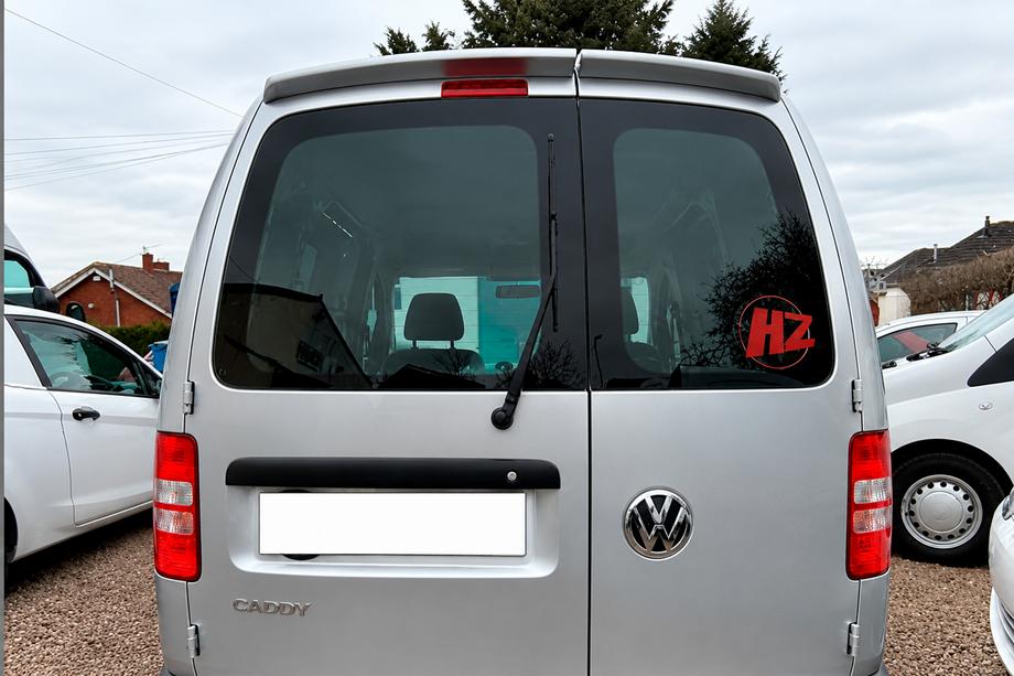 Volkswagen Caddy 2004-2010 Spoiler (2-Türer, Schwarz Hochglanz) Image