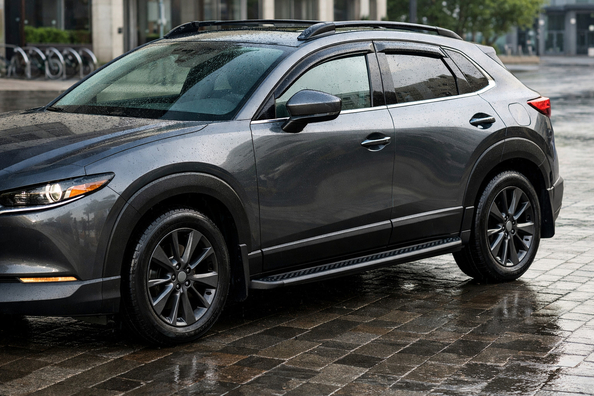 Upgrade-Paket für Mazda CX-30: Stadt, Regen und saubere Einstiegsleisten Foto 1