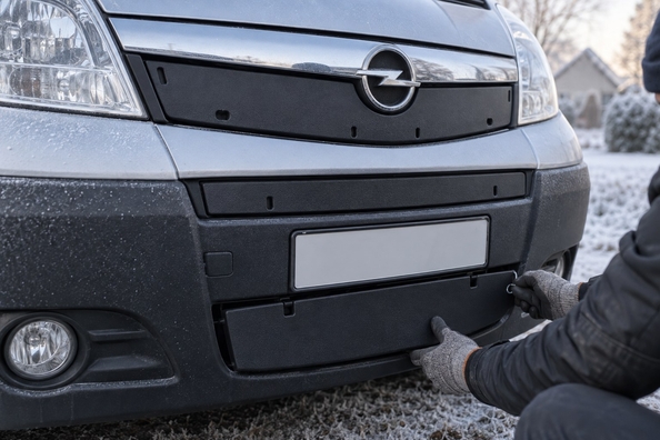 Winterabdeckung für Renault Master, Trafic, Kangoo, Opel Vivaro und Ford Transit: welchen Grill abdecken