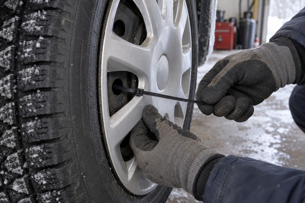 Radkappen im Winter: Fliegen sie in den Schnee? So befestigst du sie