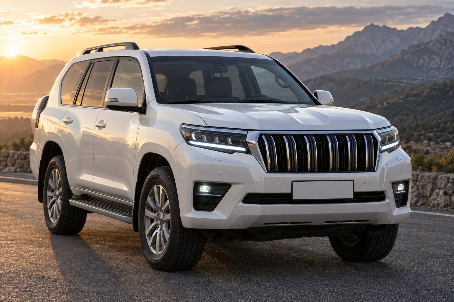 Toyota Land Cruiser Prado 150 im 2017+-Facelift-Stil: Kits und was zu tauschen ist