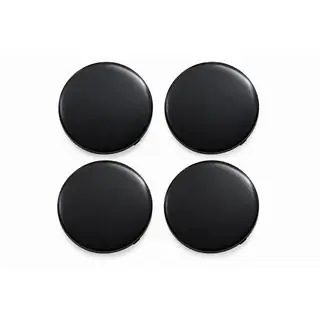 Schwarze Nabenkappen (64×62 mm, 4 Stk.) Foto 1