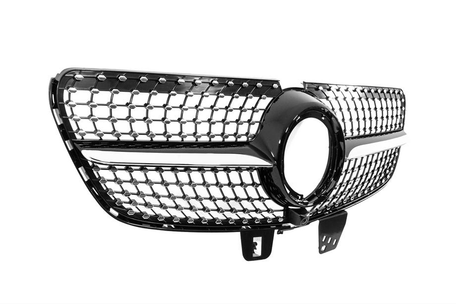 Mercedes Vito/V-class W447 2014- Kühlergrill vorn Diamond Black (2019–2023 für V-class) Foto 3