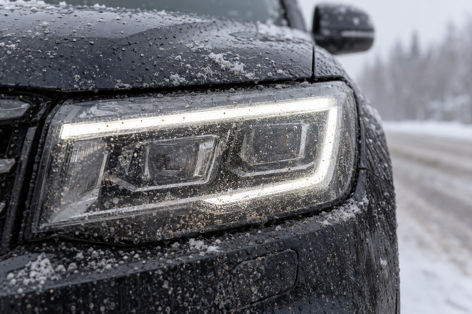 LED-Scheinwerfer & Linsen im Winter: Salz, Sand, Chemie – Optik schützen