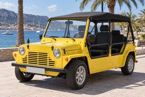 Electric MOKE der neuen Generation: Strand-E-Auto mit doppelter Reichweite Foto 2