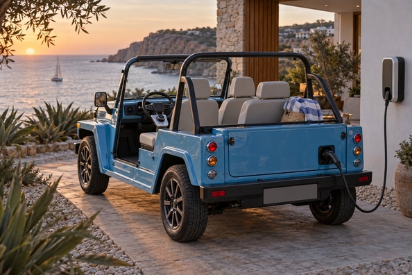 Electric MOKE der neuen Generation: Strand-E-Auto mit doppelter Reichweite Foto 1