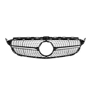 Frontgrill Diamond Black (für Avantgarde/AMG-Line/C43 AMG) Foto 1