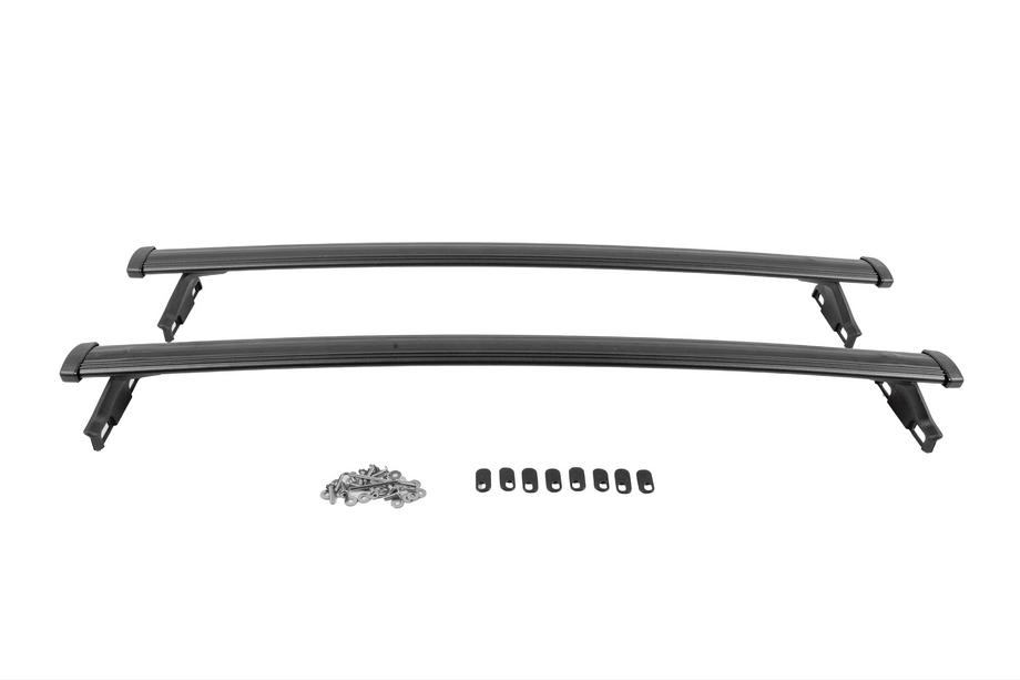 Dachträger-Querträger schwarz für integrierte Reling OEM (Aluminium) Foto 1
