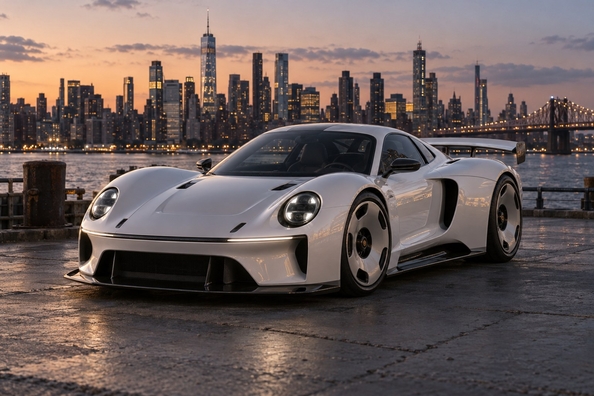 Porsche Mission S: Mittelmotor-Supersportler über 911 – was Porsche zeigte und was über den Motor bekannt ist Foto 2