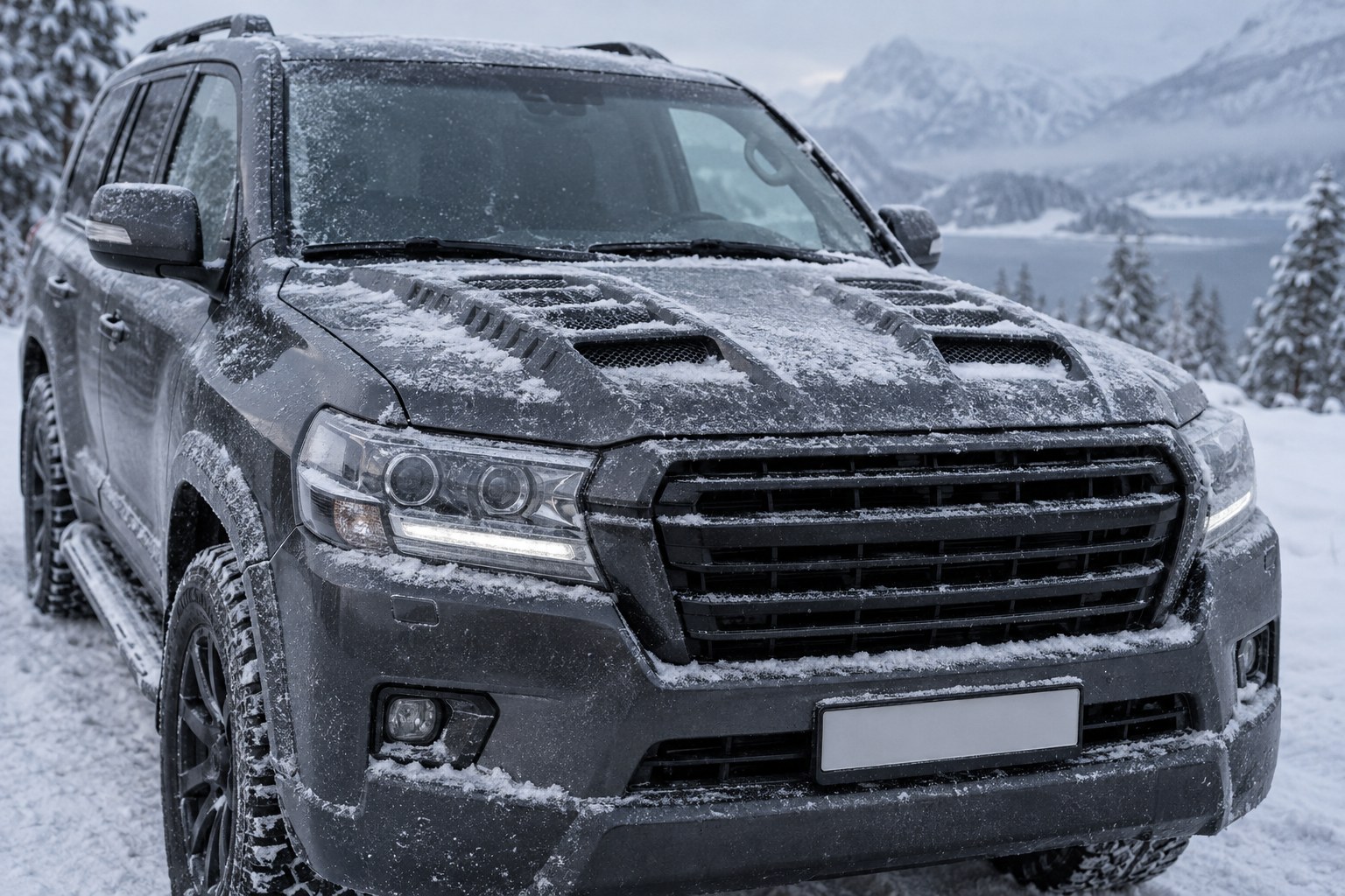 Tuning-Motorhaube im Winter: Schloss, Zug, Schnee, Kondens – Check vor Frost