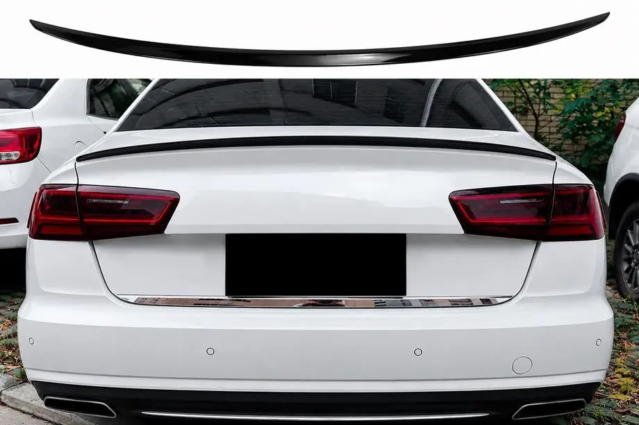 Audi A6 C7 2011–2018 S-Style Heckspoiler (für SD, Schwarz Hochglanz) Foto 1